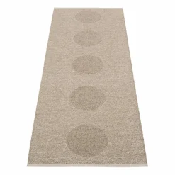 Hot Pappelina Vera 2.0 plastmatta dark linen-linen metallic 70x200 cm