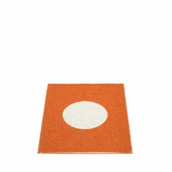 Best Pappelina Vera small one matta orange/vanilla 70x90 cm