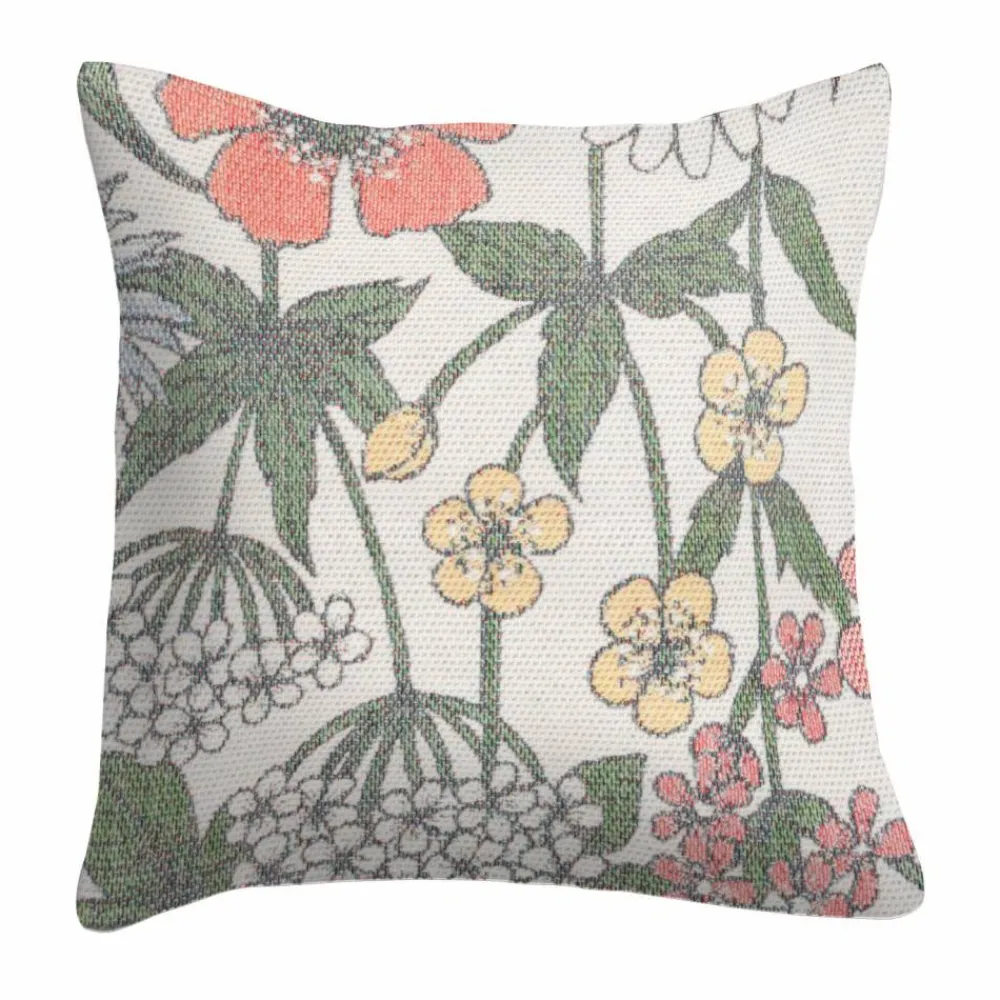 Ekelund Linneväveri Vildblomster kuddfodral 40x40 cm Multi