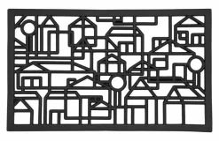 Dixie Villastad dörrmatta 45x75 cm