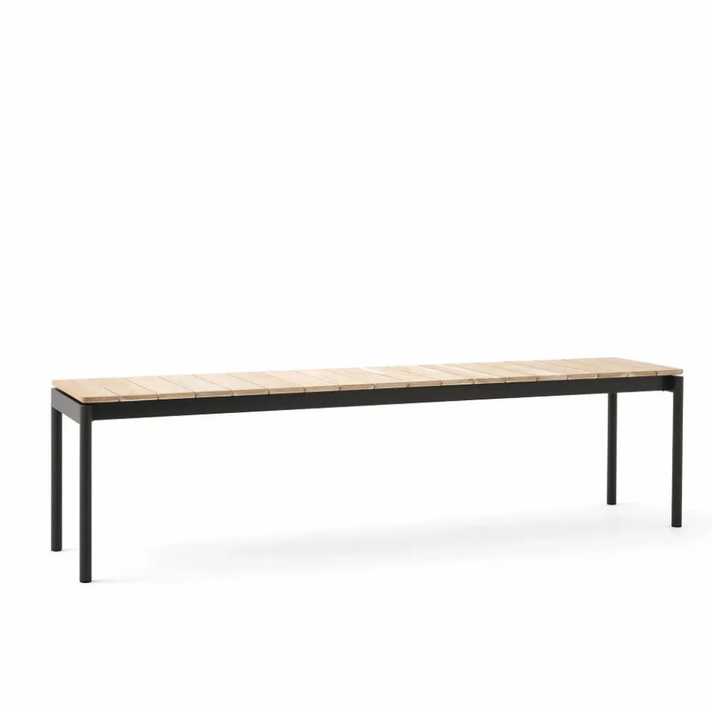 Online &Tradition Ville AV28 bänk large 180x40 cm Warm black