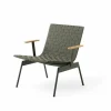 Online &Tradition Ville Outdoor AV45 loungestol med armstöd Bronze green