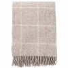 Outlet Klippan Yllefabrik Vinga ullpläd Beige