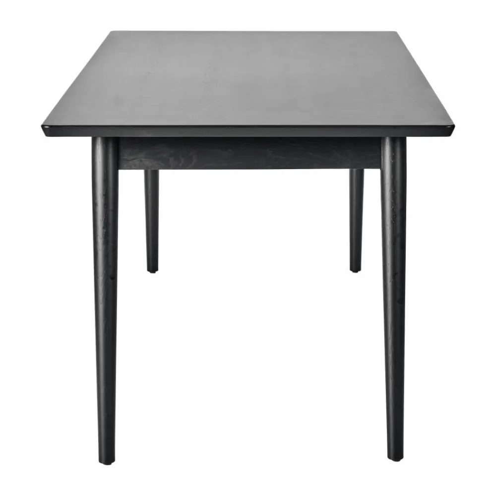Sale NJRD VIOR matbord 90x200 cm Svartlackad ek