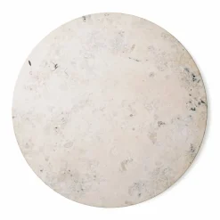 Vipp 494 Cabin matbord Ø130 cm Light Jura marble-light oak
