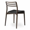 Discount Vipp 481 Cabin stol Dark oak-black leather