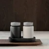 Vipp 623 salt- & pepparkvarn set med ställ Grey-black