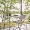 Vipp 453+ Swivel kontorsstol med hjul Pol. aluminium-dark sand