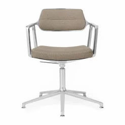 Vipp 453+ Swivel kontorsstol Pol. aluminium-dark sand
