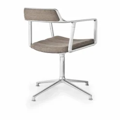 Vipp 452 Swivel kontorsstol Pol. aluminium-dark sand