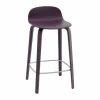 Muuto Visu barstol 65 cm Dark plum