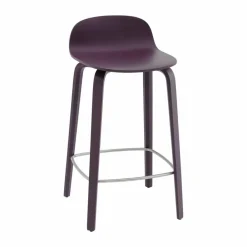 Muuto Visu barstol 65 cm Dark plum