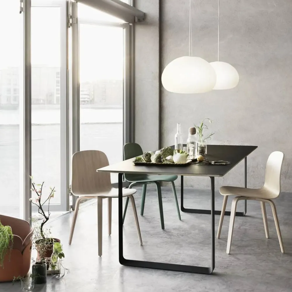 Best Muuto Visu stol träbas Oak
