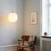 Louis Poulsen VL45 Radiohuspendel Ø25 cm Brass-white opal glass