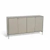 Online Mavis Volt sideboard 80x148 cm Beige-rostfritt stål