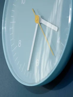 Sale HAY Wall Clock väggklocka Ø26 5 cm Blue