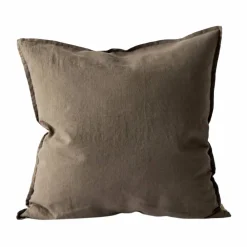Tell Me More Washed linen kuddfodral 50x50 cm Taupe