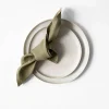 Discount Tell Me More Washed linen tygservett 45x45 cm Olive