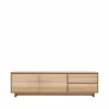 Ethnicraft Wave mediabänk 60x210 cm Hårdvaxoljad ek