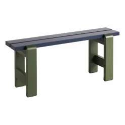 Hot HAY Weekday bänk Duo 111x23 cm lackad furu Steel blue-olive