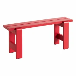 HAY Weekday bänk 111x23 cm lackad furu Wine red