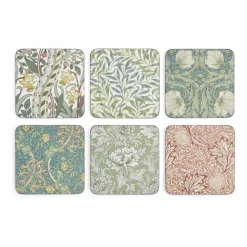 Online Pimpernel William Morris glasunderlägg 6-pack Mix & Match