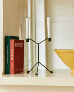 HAY Wire ljusstake Green