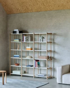 HAY Woody hylla Oak-almond white high