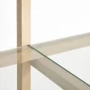 Outlet HAY Woody hylla Oak-clear glass low