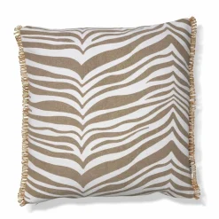Hot Classic Collection Zebra kudde 50x50 cm Simply taupe