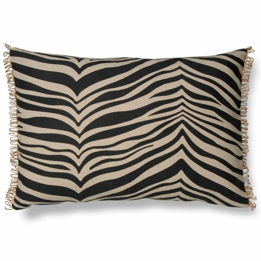 Classic Collection Zebra kudde 40x60 cm Svart