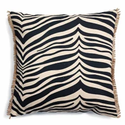 Classic Collection Zebra kudde 50x50 cm Svart