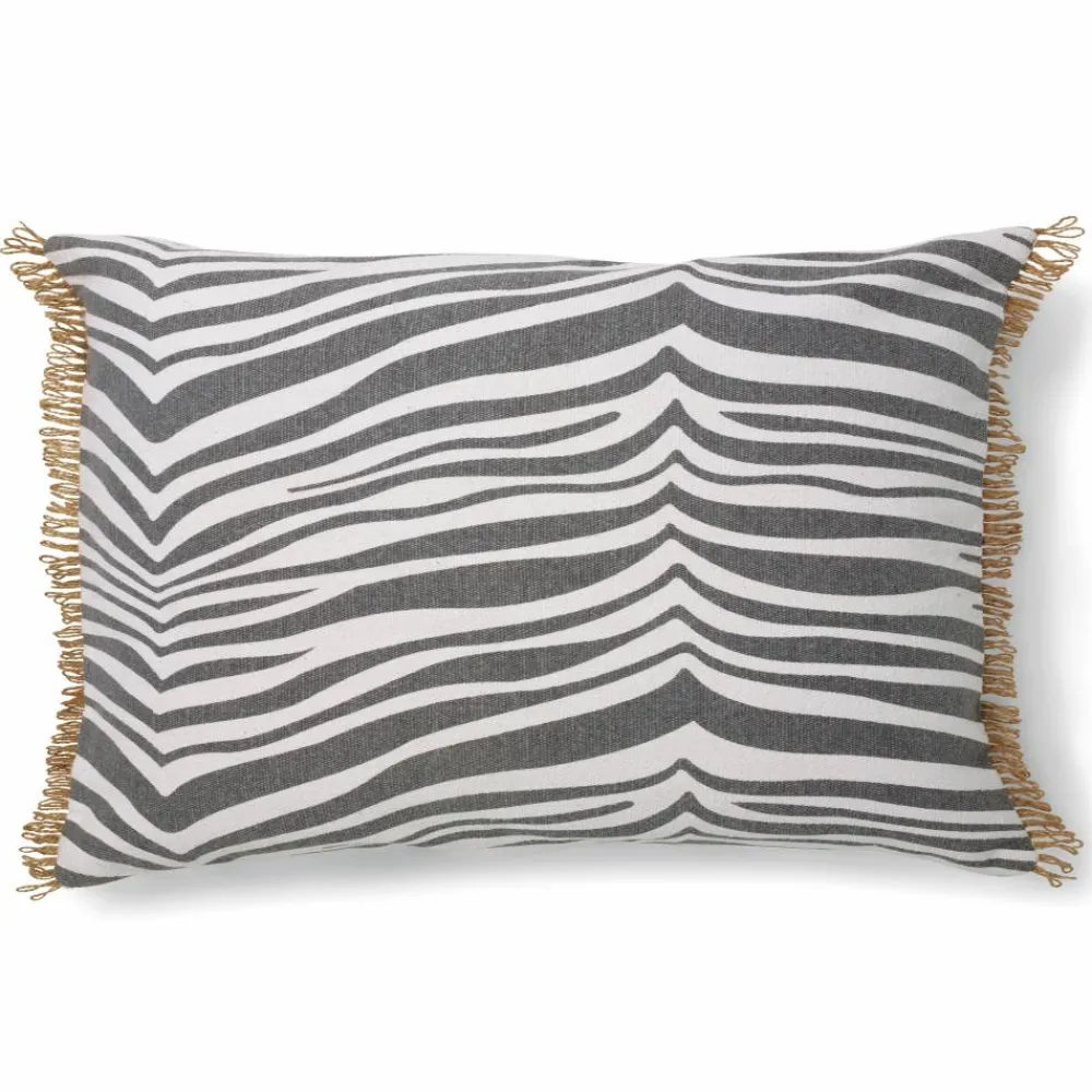 Classic Collection Zebra kudde 40x60 cm Titanium (grå)